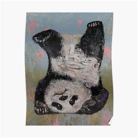 Panda Headstand Poster For Sale By Michaelcreese Redbubble