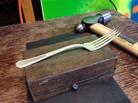 Make A Fork Hook In 2021 Fork Crafts Cutlery Art How To Make