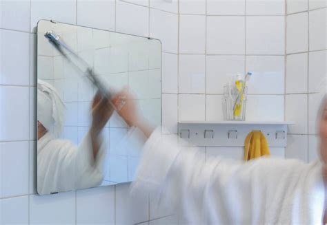 I ) mirror pics this is how gnu. Wiper Mirror : Bathroom mirror with windscreen wiper.