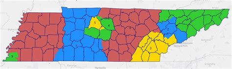 Tenn Democrats Update Congressional Map Proposal By Tennessee Senate