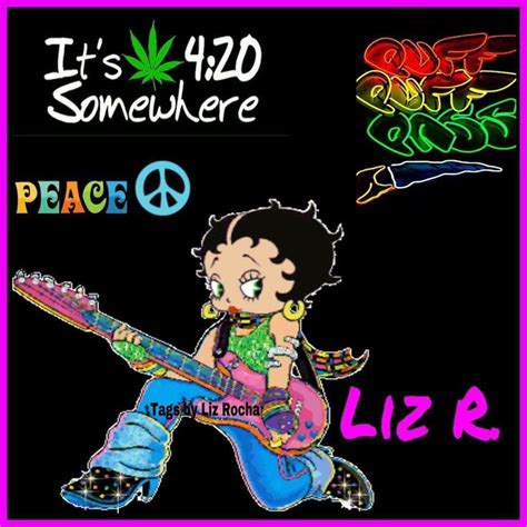 Become a supporter today and help make this dream a reality! It's 420 somewhere | Betty boop art, Betty boop pictures ...