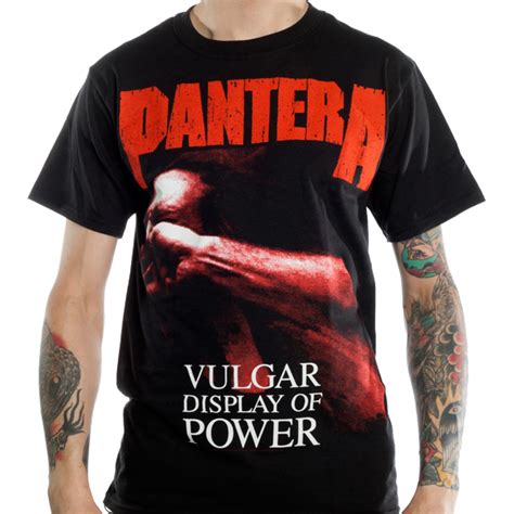 Pantera Red Vulgar T Shirt Indie Outlet