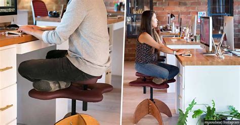 This Chair Lets You Sit Cross Legged In A Squat Or A Kneel At The Office