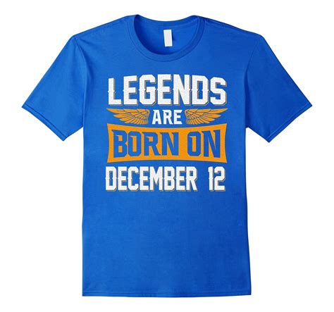 Legends Are Born On December 12 Birthday T Shirt Art Artvinatee