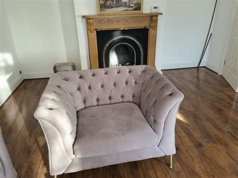 Available as an sofa, sectional, loveseat, or armchair in a range of leathers and fabrics. My Picture - Three-seater sofa and Chesterfield Modern ...