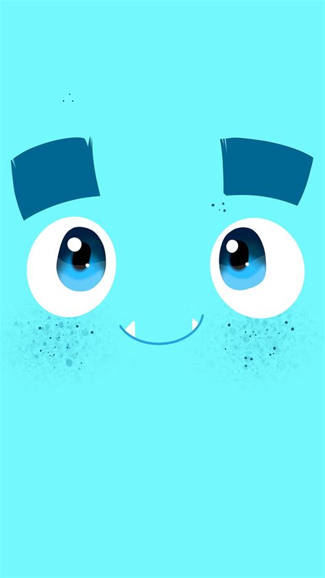 Cute Blue Smile Emoji Eyes Face Happy Hd Phone Wallpaper Peakpx