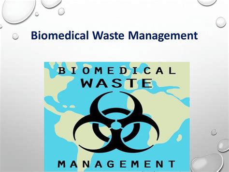 Solution Biomedical Waste Management Studypool
