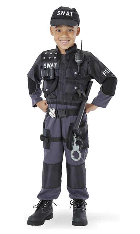 Swat Costume For Kids Dress Up Play Swat Team Costume Swat Costume