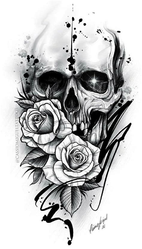 Pin By Diogo Souza On Caveiras Skull Sleeve Tattoos Skull Girl