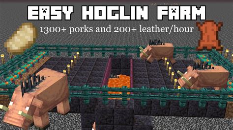 Easy Hoglin Farm Porkchop And Leather Farm Super Easy 1161162
