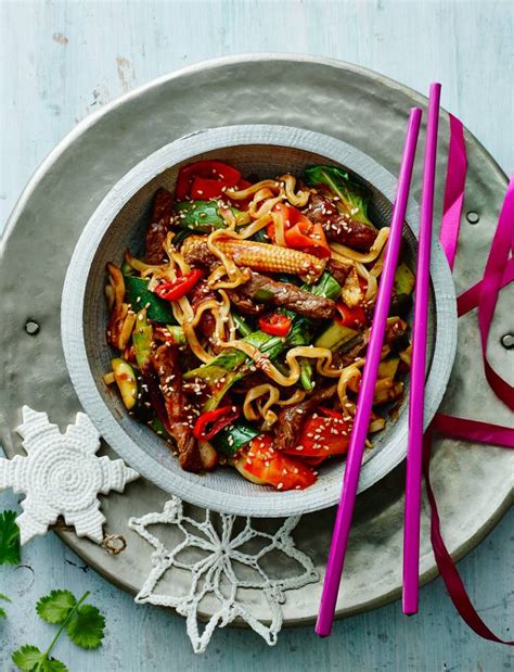Here's a dish that is quickly becoming a fan favorite, spicy korean beef noodles. Korean barbecue beef stir-fry with noodles recipe ...