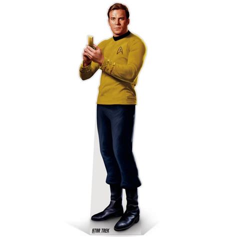 Captain Kirk Cardboard Cutout Star Trek The Original Series Etsy Uk