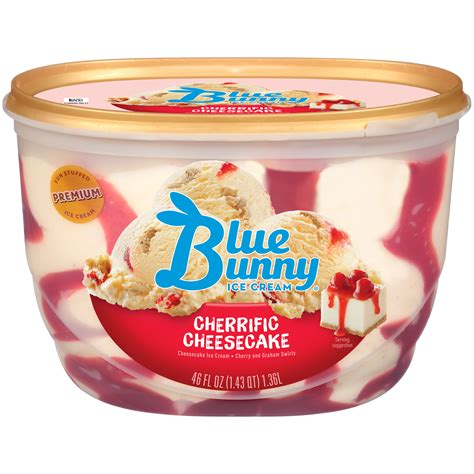 Blue Bunny Cherrific Cheesecake Premium Ice Cream 46 Fl Oz