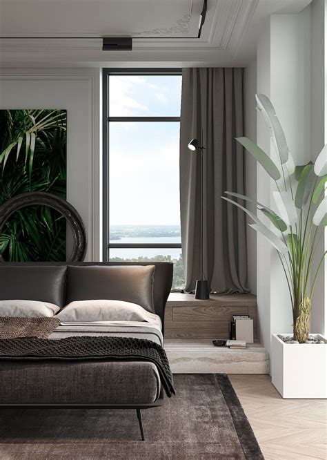 Penthouse On Behance Modern Bedroom Interior Contemporary Interior