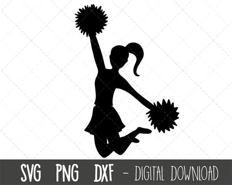 Cheerleader Svg Cheerleading Svg Cheer Svg Cheerleader Etsy