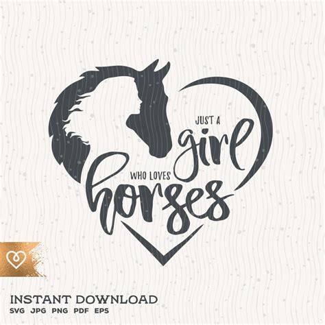 Who Love Horses Svg Horse Lover Svg Horse Girl Svg Drawing