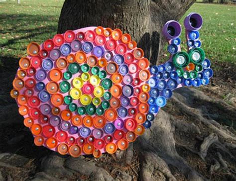 Artistic Ways To Recycle Bottle Caps Recycled Crafts For Kids
