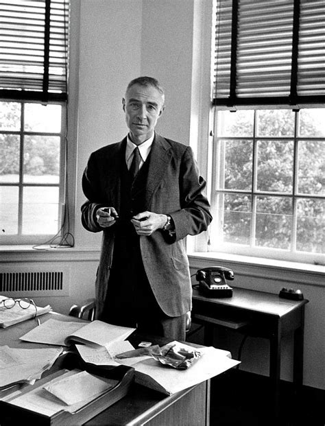 Atomic Scientist J Robert Oppenheimer Photograph By Alfred Eisenstaedt