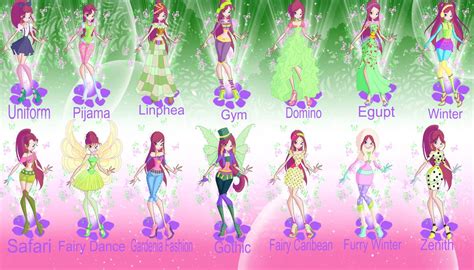 Winx 6 Roxys Wardrobe By Gerganafen On