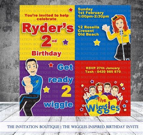 Wiggles Birthday Card
