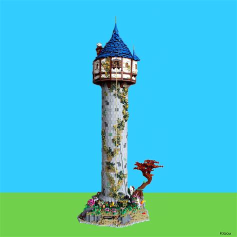 The Rapunzel Tower La Tour De Raiponce Tower Height 1m Kloou