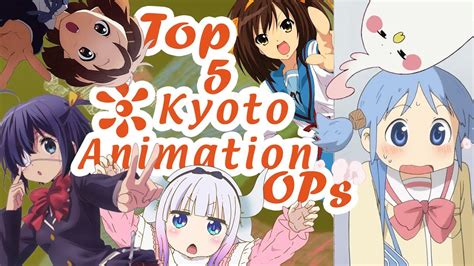 Top 5 Best Kyoto Animation Anime Openings Youtube