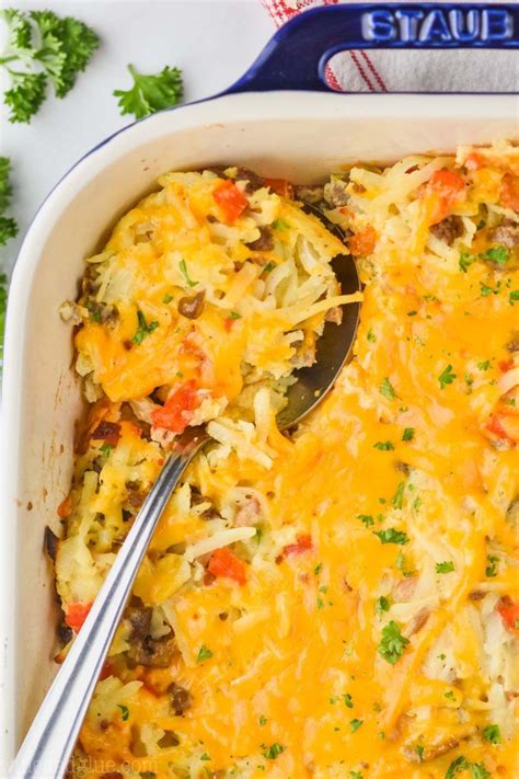 This Easy Hash Brown Egg Casserole Recipe Is Full Of Amazing Flavors
