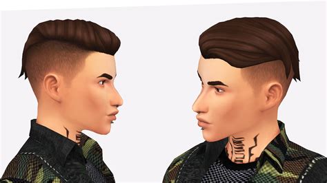 Lucassimsymhairparker Sims Hair Sims 4 Male Hair Sims 4 Male Hair Cc