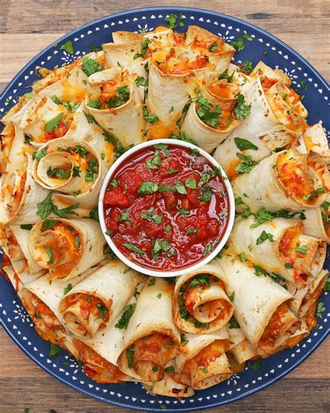 Blooming Quesadilla Ring By Tasty Best Appetizer Recipes Finger Food