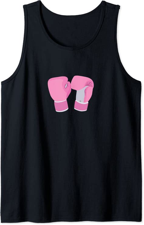 Pink Boxing Gloves Female Boxer Tank Top Clothing
