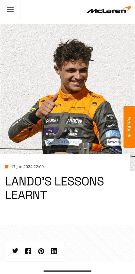 F1mclaren 兰多的所学所悟 Landos Lessons Learnt 哔哩哔哩