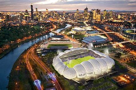 Eco Architecture Melbourne Rectangular Stadium Brings Sustainability