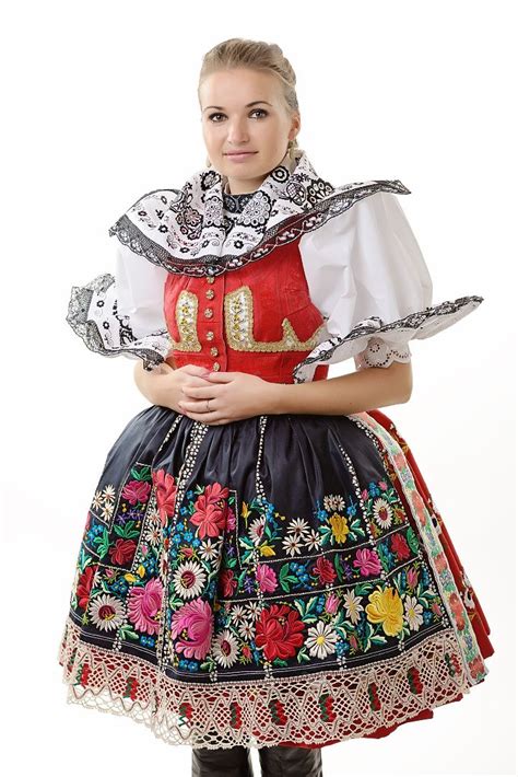 Czech Traditional Folk Costume Historical Women Historical Clothing