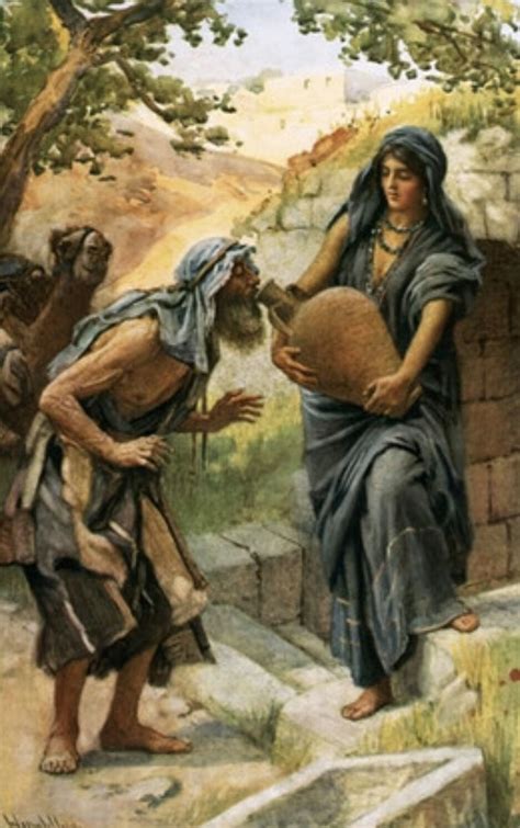 Phillip Medhursts Bible In Pictures Rebekah At The Well By Harold