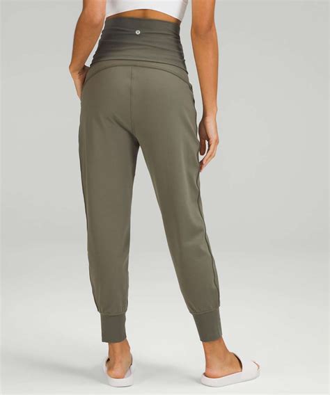 Lululemon Align Super High Rise Ribbed Waist Jogger Carob Brown