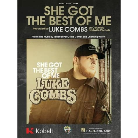 Hal Leonard She Got The Best Of Me Luke Combs Pinao Vocal Guitar