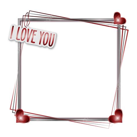Valentines Day Hearts Vector Hd Png Images Heart Valentine Day Frame