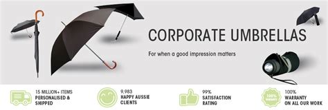 Buy Custom Corporate Promotional Umbrellas Australia Online