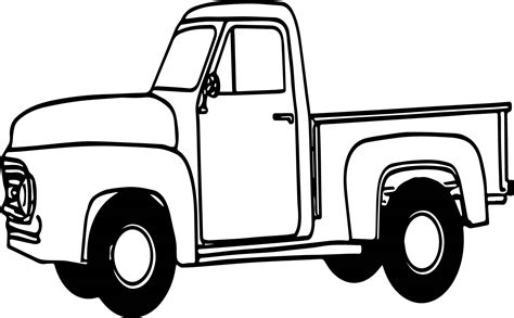 Ford Pickup Truck Coloring Page Wecoloringpage Com