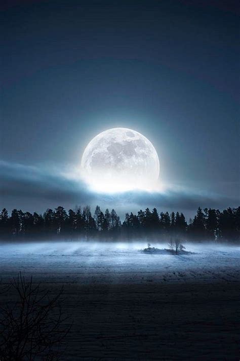 Mystical Magical Moon Beautiful Moon Moon Scenery Hd Phone