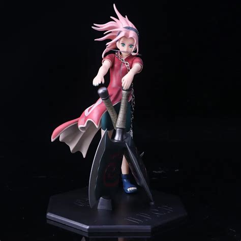 Buy Anime Naruto Shippuden Haruno Sakura Reviving Sharingan Pvc Action Figure Collection Model