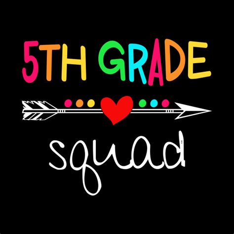 5th Grade Squad Fifth Teacher Student Team Back To School Shirt 5th
