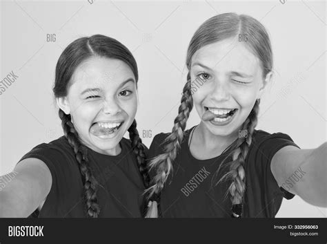 crazy girls selfie image and photo free trial bigstock