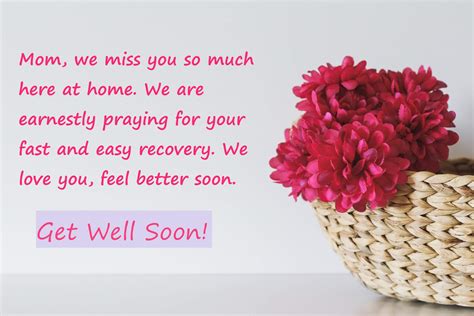 get well soon messages for mother