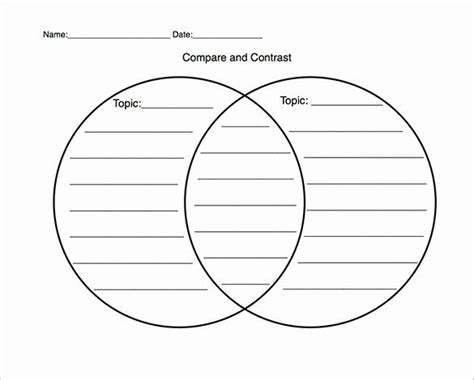 Have a clear understanding of what you would like to compare and for what purpose is the comparison needed. Venn Diagram Template Word Unique 10 Free Venn Diagram ...