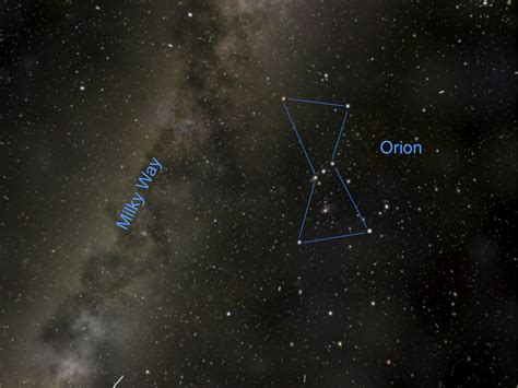 The Orion Constellation As Seen From Earth Illustrations