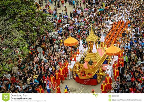 Laos New Year Culture In Laungprabang Editorial Photography - Image of ...