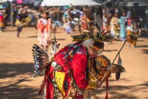 Powwow Native Americans In Full Regalia Details Of Regalia Editorial Photography Image Of