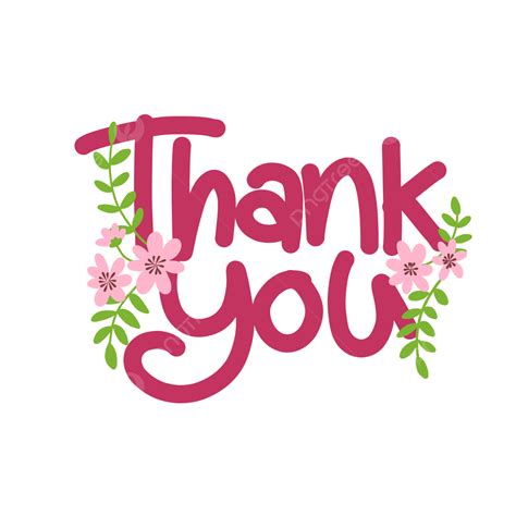 Thank You Flower Png Image Thank You With Flower Ornament Thankyou