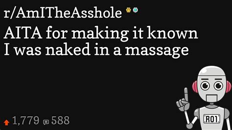 Aita For Making It Known I Was Naked In A Massage Youtube